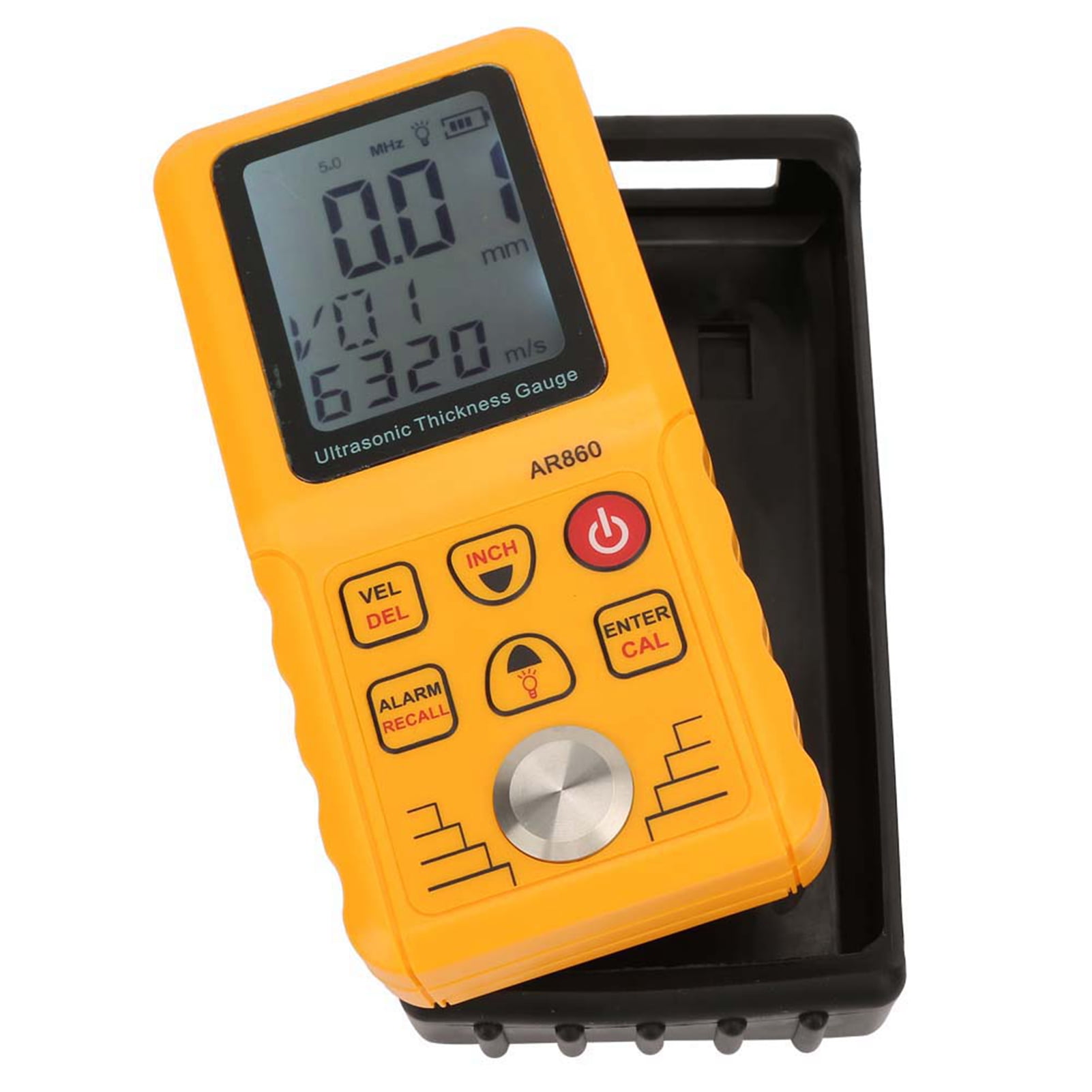 LCD Tester Backlight Thickness Gauge with Measuring Range 1.0 to 300.0mm and Storage Box for Glass Plastic Metal LCD Tester Backlight Thickness Gauge with Measuring Range 1.0 to 300.0mm and Storage Box for Glass Plastic Metal