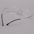 thumbnail image 6 of Ultra Light Memory Titanium Alloy Rimless Flexible Reading Glasses Gold Slim Reader, 6 of 7