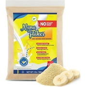 Nana Flakes 100% Pure Banana Flakes Medical Food Powder - Decrease Fat Intake & Natural Remedy for Diarrhea & Heart Burn - Great Source of Protein & Fiber (Banana, Two Pound Bag)