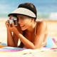 thumbnail image 5 of Sol Gat de visera Sombrero de playa plegable Bordeo ancho Sombrero Sports Sol Gat de la cola del sol Sombrero de paja de verano, 5 of 5