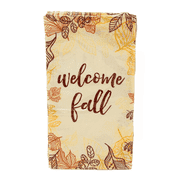 Northeast Home 2-ply Guest Towels Buffet Hostess Paper Napkins, 20-Count, Fall Autumn Thanksgiving (Welcome Fall Etched Leaves)