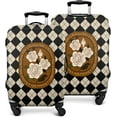thumbnail image 1 of Travel Luggage Cover Suitcase Protector Fits 18-32 Inch Luggage Wheel Covers Patterned Travel Related Items Flower Luggage Protector Elastic Luggage Anti-scratch Suitcase Cover L, 1 of 5