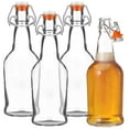 thumbnail image 1 of Kitchen Lux Swing Top Glass Bottle Empty Bottles for Drinks, Kombucha, Wine, Beer and More, 16 Oz 4 Pieces, 1 of 7