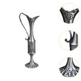 thumbnail image 5 of Fancyes Creative Flower Vase Crafts European Retro Vase for Office Study Room Indoor Vintage Silvery, 5 of 8
