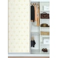 thumbnail image 6 of Packed Party Geometric Gold Standard Geometric Peel And Stick Vinyl Wallpaper, 216-in by 20.5-in, 30.75 sq. ft., 6 of 7