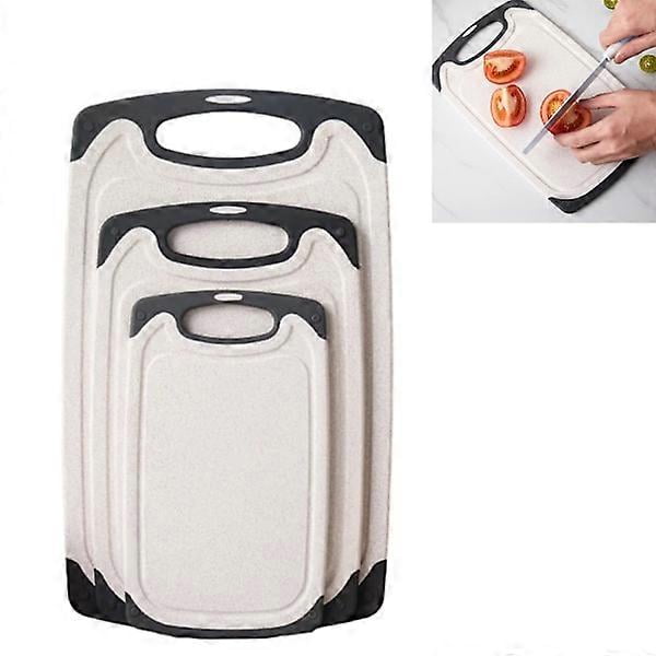 Cutting Board Set for Kitchen - with Handles - 3 Pieces, Kitchen Utensils