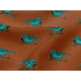 thumbnail image 4 of oneOone Viscose Jersey Fabric Branch & Bird Block Printed Craft Fabric BTY 60 Inch Wide, 4 of 5
