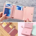 thumbnail image 2 of Cartoon Cute Wallet Female Short * Cat Girl Small Soil Card ζ Prof J3D9, 2 of 9