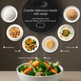 thumbnail image 3 of MAGiC COM Rice Cooker 4 Cup Uncooked (8 Cup Cooked), Small Digital Multi-Cooker with Steamer, 24H Delay Timer, Automatic Keep Warm, Non-Stick Pot, Perfect for Dorm, Travel, Single Serve (Black), 3 of 9