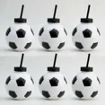 thumbnail image 1 of Set 6 Vasos 3D Balón Fútbol Mundial con Tapa y Popote 590 ml, 1 of 9