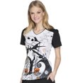 thumbnail image 7 of Tooniforms Women Scrubs Top, V-Neck, TF630, XS, Inseparable, 7 of 7