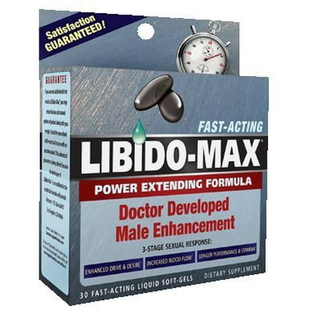 Libido Max Male Enhancement Liquid Softgels - 30 Ea ...