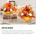 thumbnail image 2 of Inteprter Guirnalda de calabaza, simulación falsa, hojas de arce vegetales, colgador de pared, cesta de bambú, decoraciones, guirnalda, accesorios de Kits de decoración para fiestas Tipo 2 Inteprter HA069480-02, 2 of 6