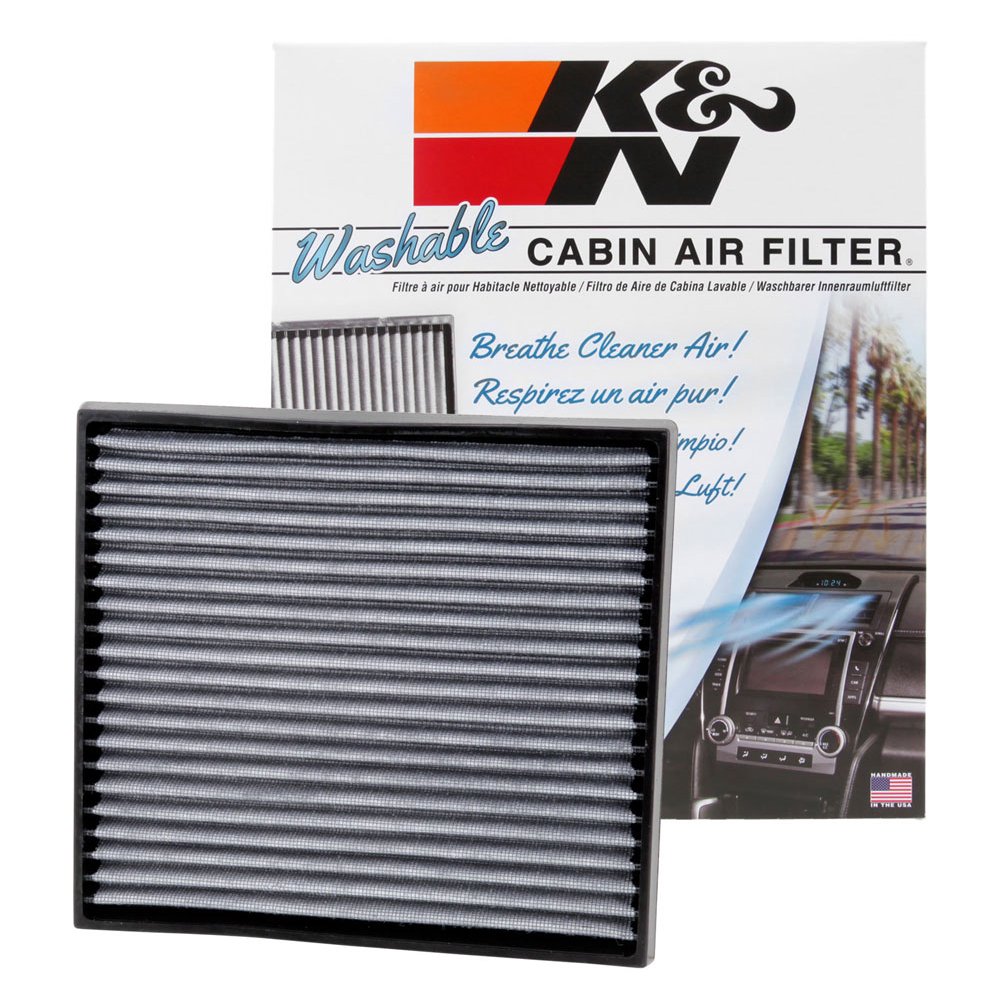 K&N VF2008 Washable & Reusable Cabin Air Filter Cleans and Freshens
