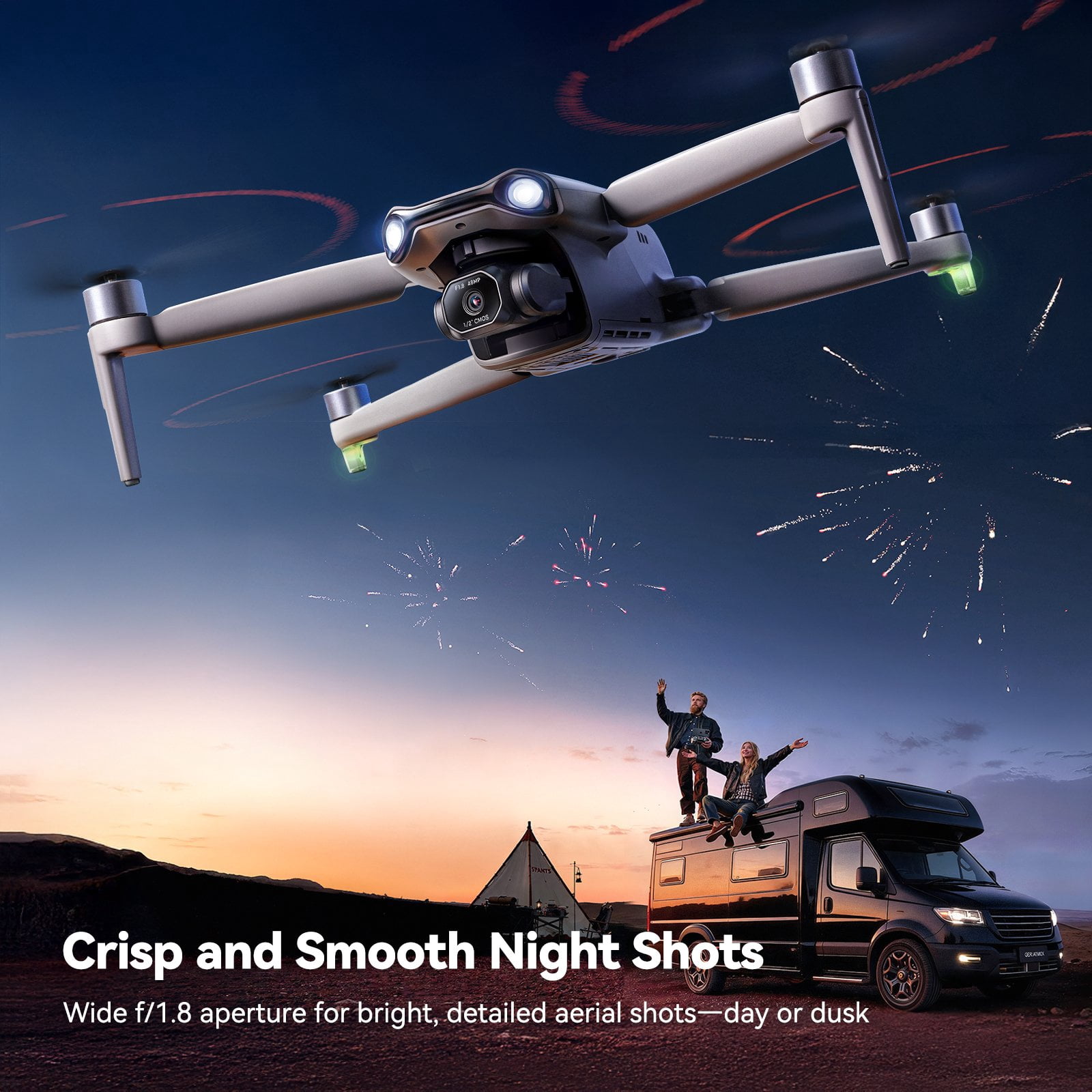Ruko F11PRO 2 Plus Drone for Adults with 48MP 8K Camera, 3-Axis Gimbal, 74-Min Flight, 6KM Transmission