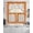 White Orange, variant on Orange Fall Swag Kitchen Curtains Sets for Windows 24 Inch Length, Vintage Maple Leaf Pumpkins Thanksgiving Short Window Curtain Panels Swags Valances and Tiers 3 Piece Set for Cafe/Dining Room