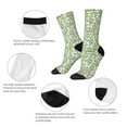 thumbnail image 3 of Disketp Happy Frogs Unisex Crew Socks Lightweight Breathable Ventilation Ankle Socks, Mid-calf socks for Daily, 3 of 6