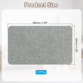 thumbnail image 2 of Uxcell 3Pcs 4.9 x 8" Canvas Repair Patch Self-Adhesive Linen Fabric Patch Gray, 2 of 7