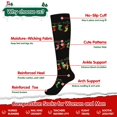 thumbnail image 5 of 3 Pairs Christmas Compression Socks for Women & Men Circulation 15-20 mmHg - Better Blood Flow, Swelling , Best Support for Medical, Running, Nursing,Christmas Gifts for Nurses Travel Pregnancy, 5 of 8