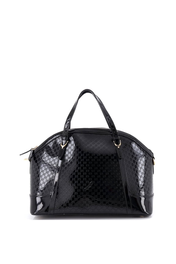 Pre-Owned Nice Top Handle Bag Microguccissima Patent Medium By Rebag