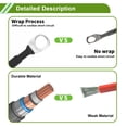 thumbnail image 2 of Cables de batería de inversor de 2 pies con terminal de 3/8" Lug de 7 AWG de Unique Bargains, 1 Pc, Cobre estañado, Negro, 2 of 7