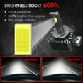 thumbnail image 6 of For Dodge Challenger 2015-2021 - 2X D3S LED Headlight Bulbs High/Low Beam 6500K Super Bright, 6 of 13