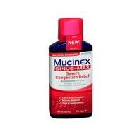 Mucinex Sinus-Max Severe Congestion Relief Liquid, 6 oz by Airborne (Pack of (Best Mucinex For Sinus Congestion)