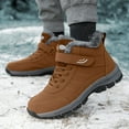 thumbnail image 2 of YLYL Boots for Women Low Stacked Heel Winter Waterproof Slip Resistant Cold Weather Shoes, 2 of 6