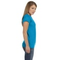 thumbnail image 2 of Womens 4.5 oz. SoftStyle Junior Fit T-Shirt 5 Pack, 2 of 2