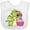 AA-White, variant on Inktastic Dragon Cupcake 1st Birthday Boys or Girls Baby Bib