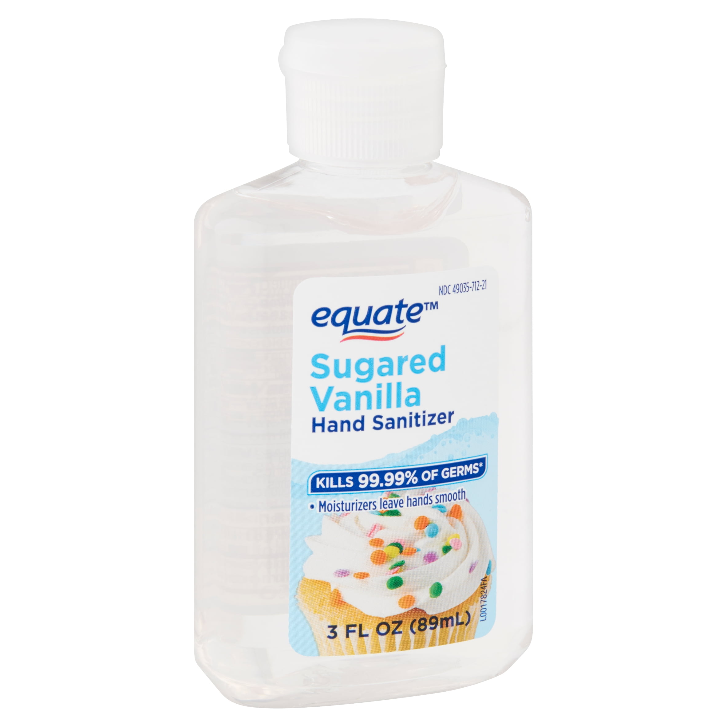 Equate Sugared Vanilla Hand Sanitizer, 3 fl oz