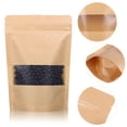 thumbnail image 3 of 50 bolsas de papel marrón, bolsas stand-up, bolsas kraft, bolsas de café, bolsas de galletas, bolsas sellables para embalaje, 3 of 7