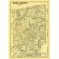 thumbnail image 2 of Walsh 14x18 White Modern Wood Framed Museum Art Print Titled - Hunt County Texas - Walsh 1879, 2 of 4