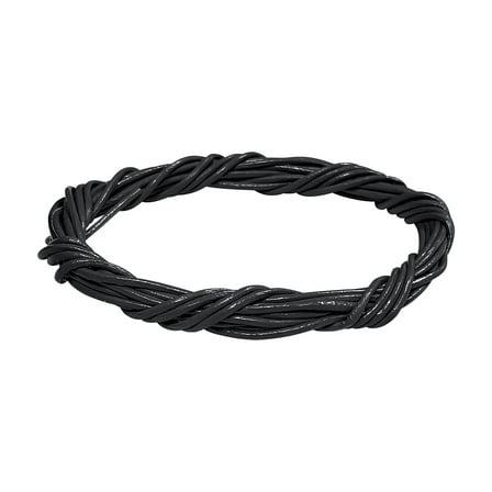 2mm Black Round Leather Cord by Bead Landing - 25yd.