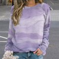 thumbnail image 2 of Colorful Marble Pattern Mom Sweatshirt For Women Long Sleeve Pullover, 2 of 7