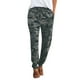 thumbnail image 1 of Pantalones Prolriy para mujer, pantalones de camuflaje para mujer, pantalones casuales para mujer, pantalones deportivos estampados, pantalones de mujer verde M, 1 of 8