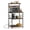 Rustic Brown, variant on Casabay 24 Inch Metal & Wood Bakers Rack with Power Outlet & Storage, 4-Tier Multifunctional Coffee Bar Microwave Stand for Kitchen & Living Room, Rustic Brown