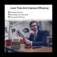 thumbnail image 2 of Smart Time Lock LCD Display Electronic Timer Switch USB Rechargeable Timer Padlock Travel Electronic Timer-Qing,1 x Timer Padlock 1 x USB Cable,Tarnish, 2 of 8