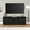 Black Grain, variant on Evelyn&Zoe Oswald Rectangular TV Stand for TV's up to 75", Alder White