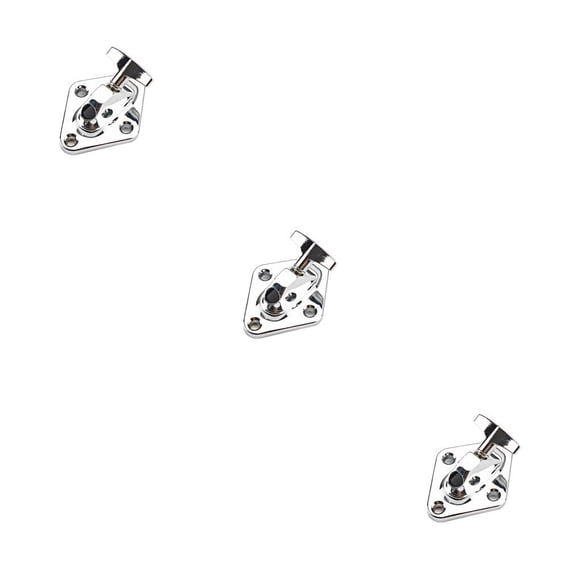 Eigraketly Drum Leg Base Smooth Surface Guitar Brackets Screw Holes with Musical Percussion Bottom Mount Base Accessories Part Type1 NO1
