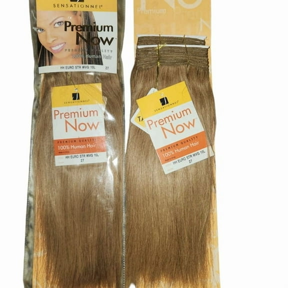 Sensationnel Premium Now 100% Human Hair EURO STR WVG 10" color 27