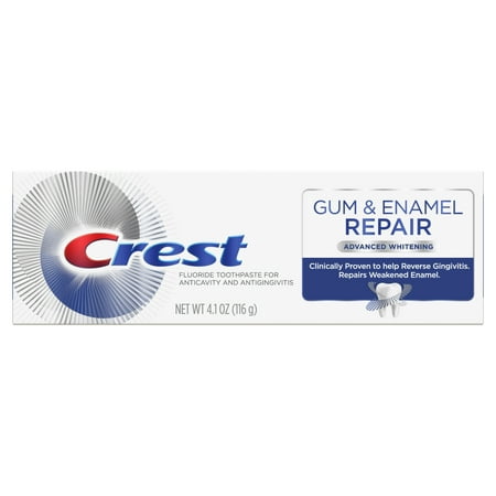 Crest Gum & Enamel Repair Toothpaste, Advanced Whitening, (Best Toothpaste For Gums And Enamel)