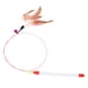 thumbnail image 1 of Juguete retráctil para gatos con varita, Teaser de plumas para mascotas, varita de plumas retráctil, juguete para mascotas, Teaser de plumas diseñado a medida, 1 of 8