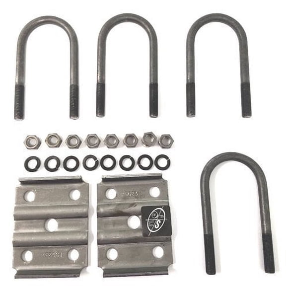 Southwest Wheel Trailer Axle 2 3/8" Round U-Bolt Kit Made in The U.S.A.