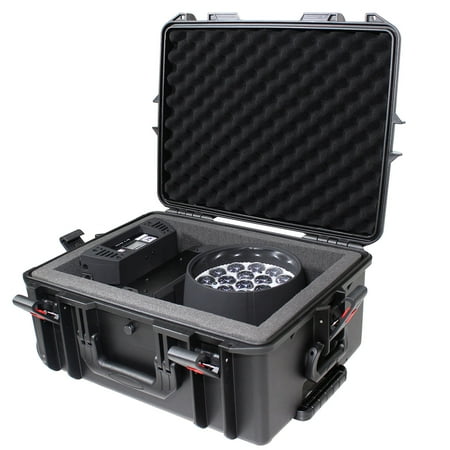 UPC: 0019372409694 | ProX XM-1102HW VaultX Medium Watertight Case W/Handle Wheels Pluck-N-Pak Foam