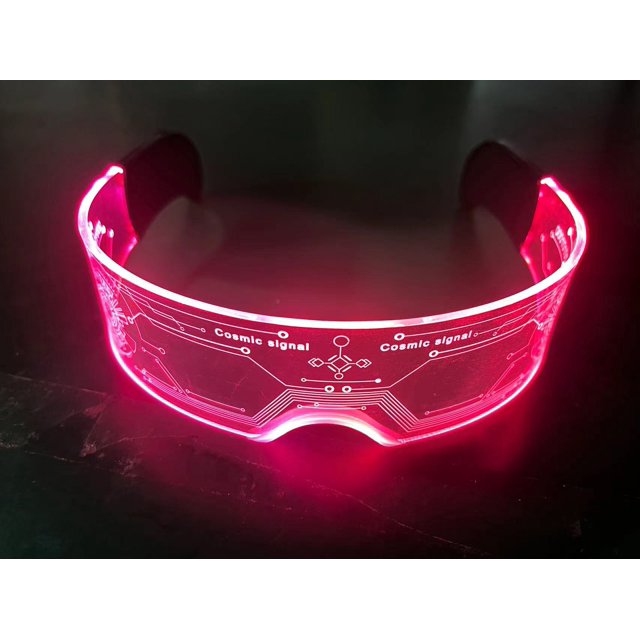 Gafas LED con tecnología Cyberpunk Gypsophila, festival de música eléctrica, barra de destellos, fiesta de baile KTV