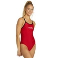 thumbnail image 5 of Sporti Guard Piped Thin Strap One Piece Swimsuit, High Cut, Unpadded, Athletic (Women’s), 5 of 10