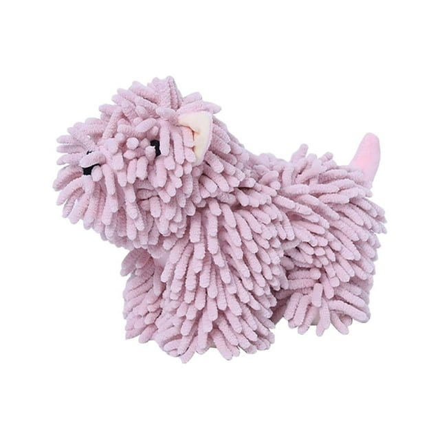 CHENMEI Multi Function Creative Dog Fuzzy Hand Towel Towels Soft Fast Drying Decorative Hand Towels Hanging Hand Towels for Bathroom