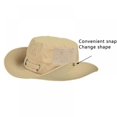 thumbnail image 4 of Chapeau Bob de Pêcheur de Plage pour Hommes, Soleil, Imperméable, Séchage Rapide, Casquette pour Hommes, Anti-UV, Pare-Soleil, Respirant, Randonnée, 4 of 5