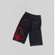 thumbnail image 3 of Pantalones cortos de mezclilla con estampado de payaso y grafiti de estilo hip hop lavado gótico americano, estilo Y2K, estilo casual clásico negro, pantalones anchos hasta la rodilla, 3 of 5